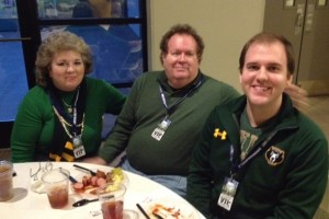 Kay and Barry McDaniel ('78 and '79) and Zachary Gibson ('08)
