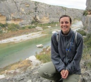 Brooke Bonorden spent part of her year off after graduation at a dig in Langley, TX, near the Pecos River