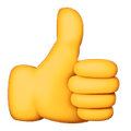 thumbs up emoji
